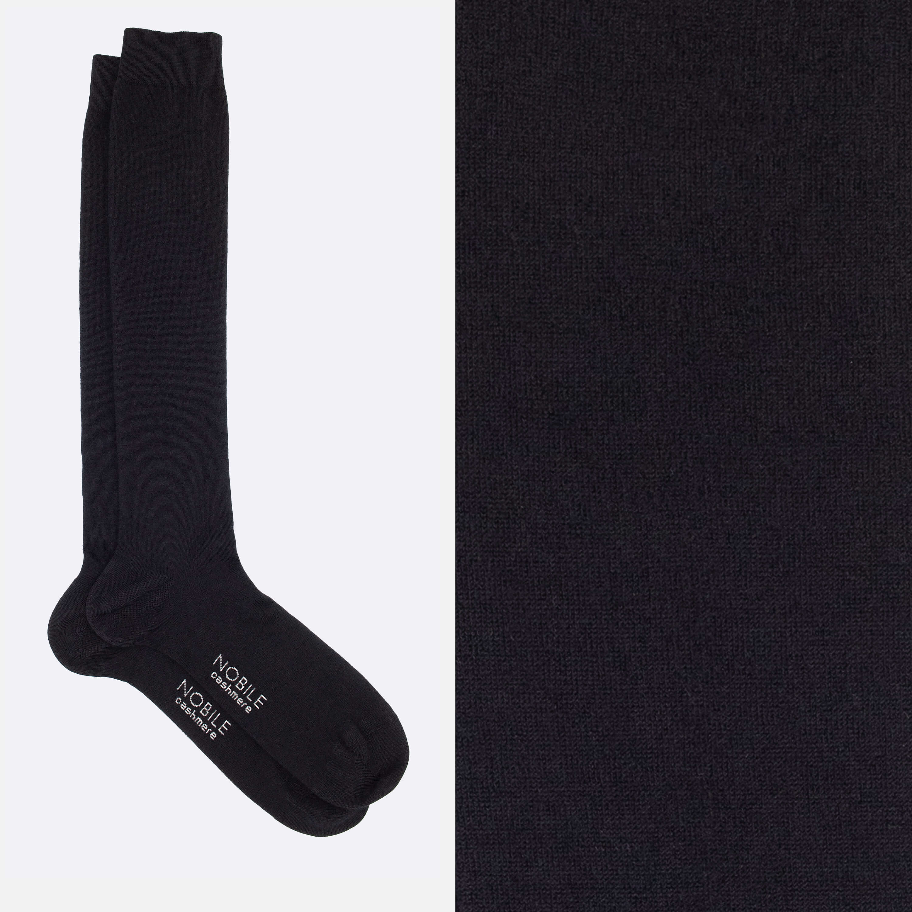 Nobile Luxury Essential - Calza lunga in cashmere di Capra Hircus - Image 3