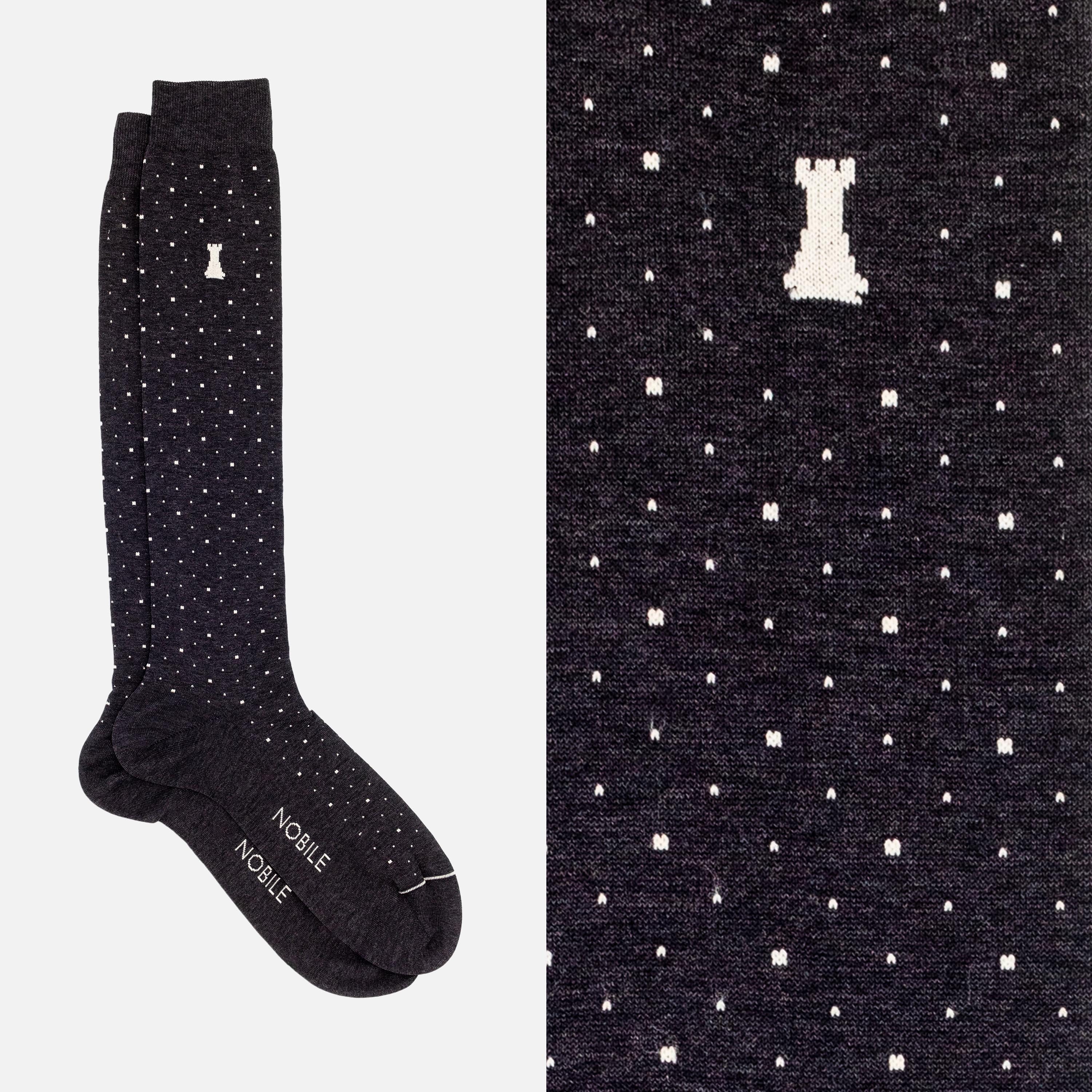 Luigi XIV - Calza lunga a pois - Image 3
