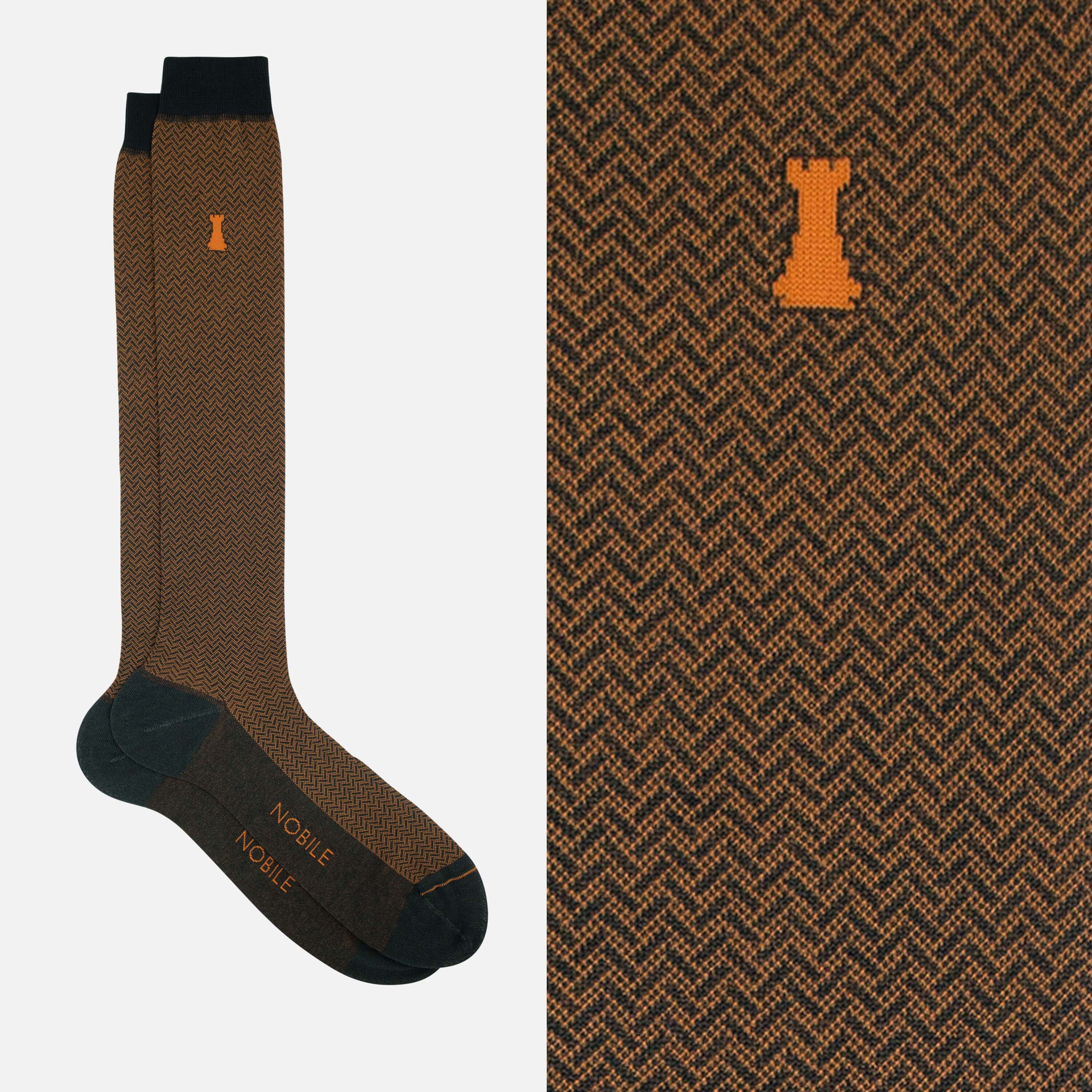 Freud - Calza lunga con design spigato - Image 6