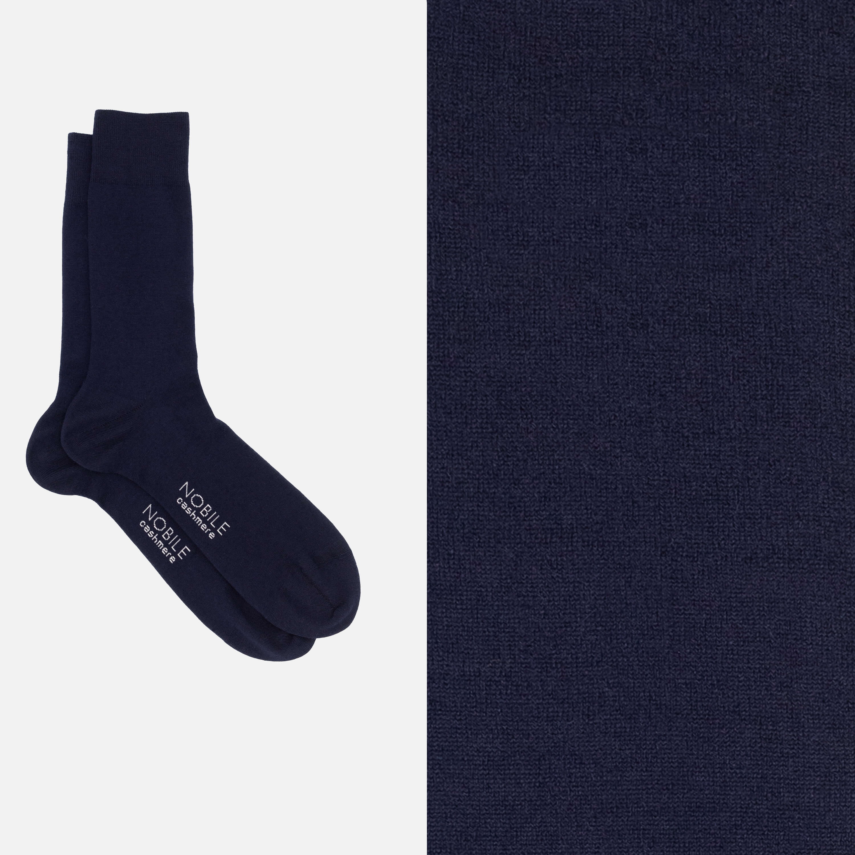 Box Calze Corte in cashmere di Capra Hircus - 6 paia blu - Image 2