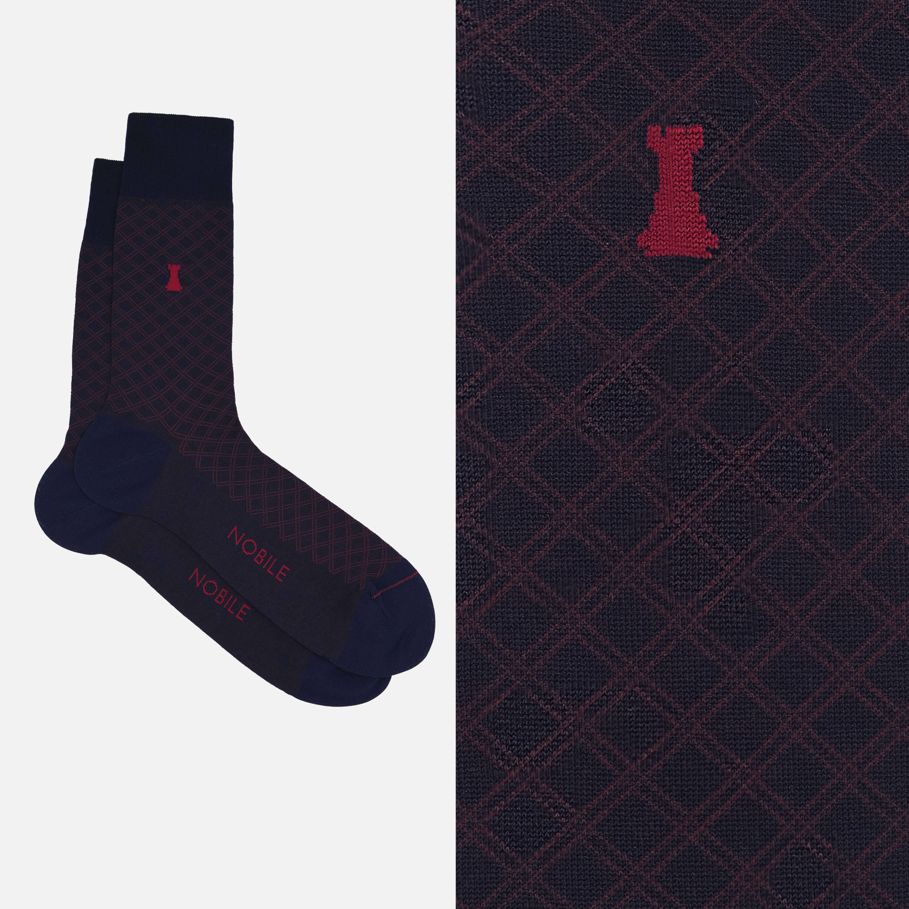 Box 12 paia calze corte uomo in Filoscozia® - Pattern iconici - Image 9