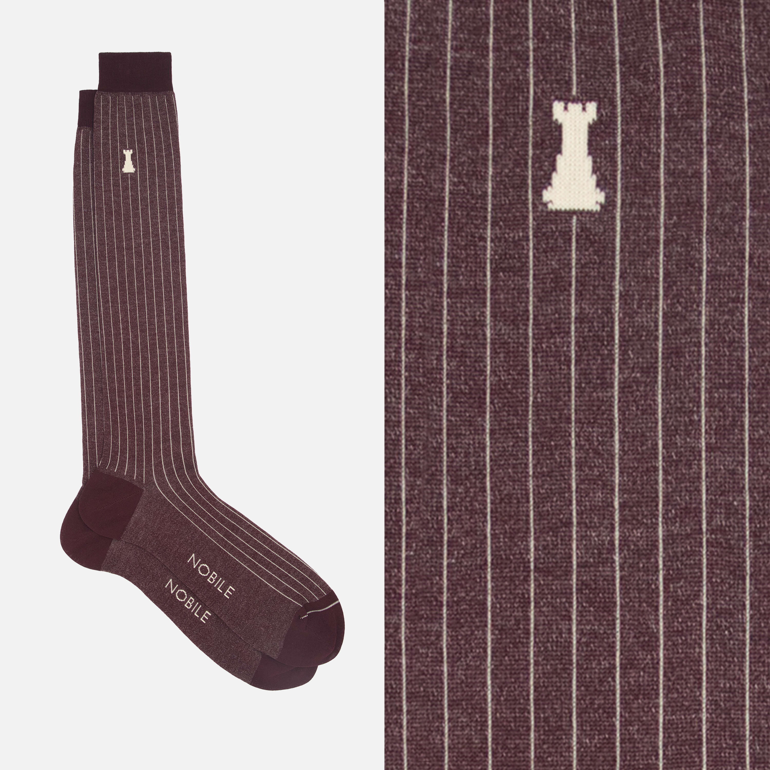 Box 12 paia calze lunghe uomo in Filoscozia® - Pattern iconici - Image 4