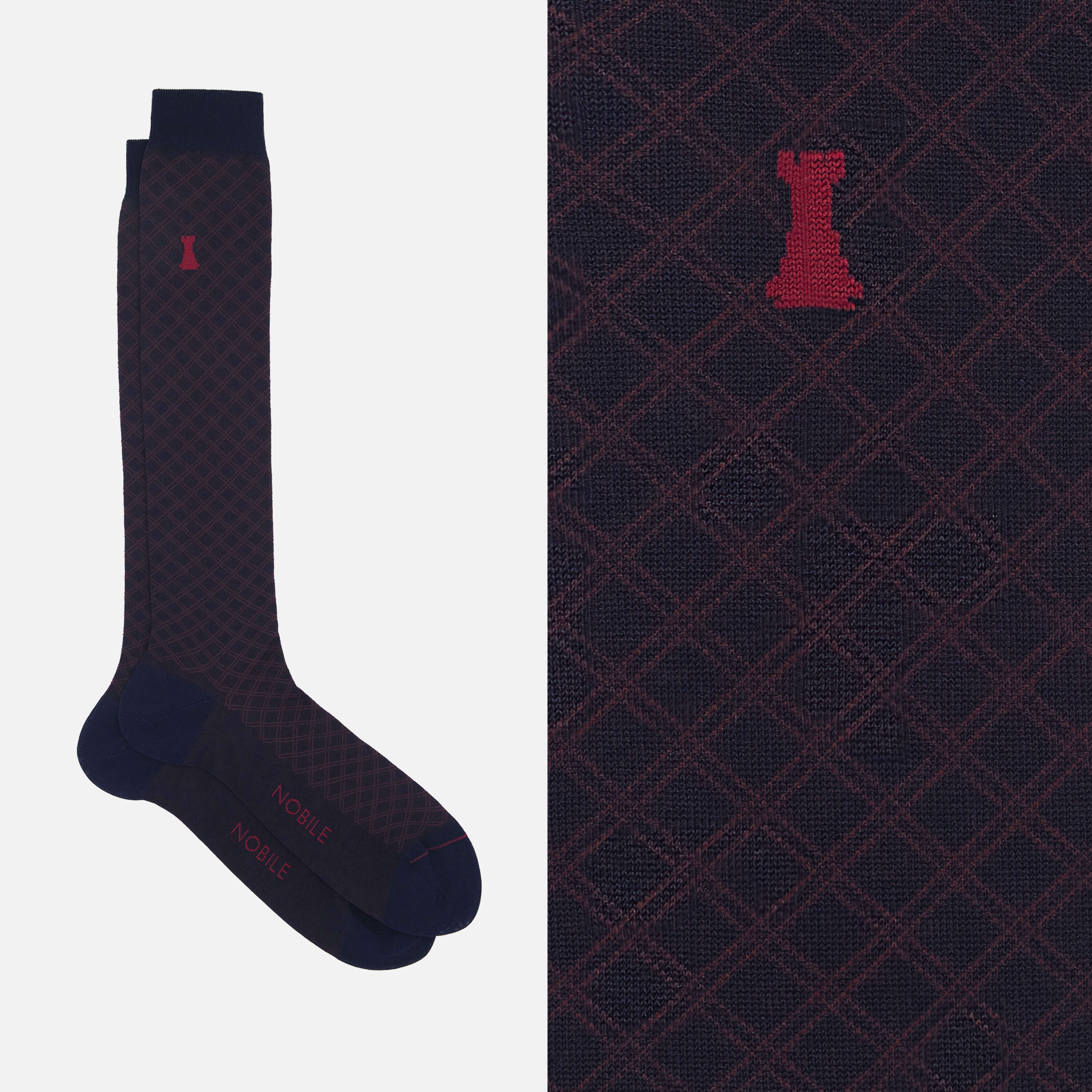 Box 12 paia calze lunghe uomo in Filoscozia® - Pattern iconici - Image 9