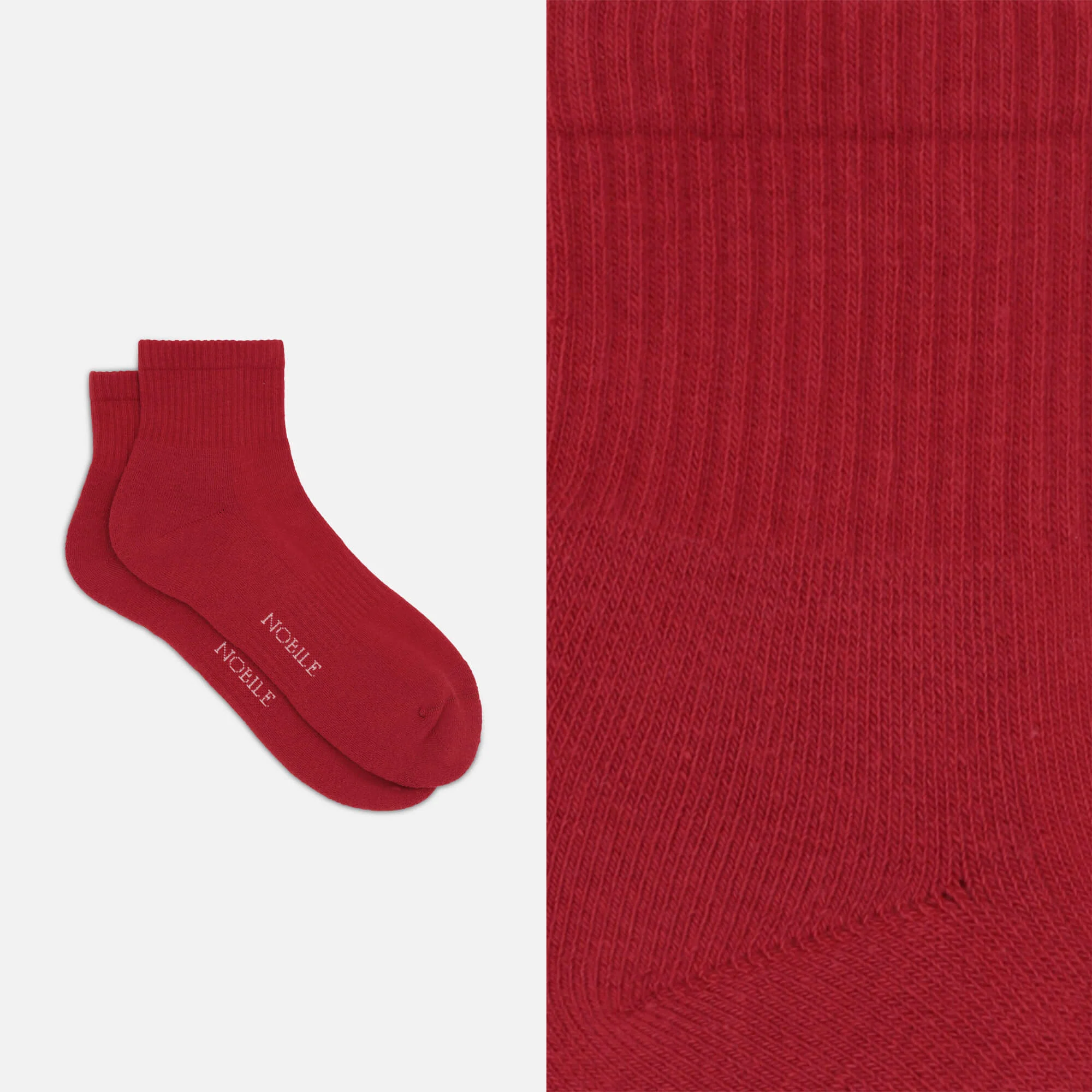 Calza sportiva da donna corta in cotone bio - Image 4