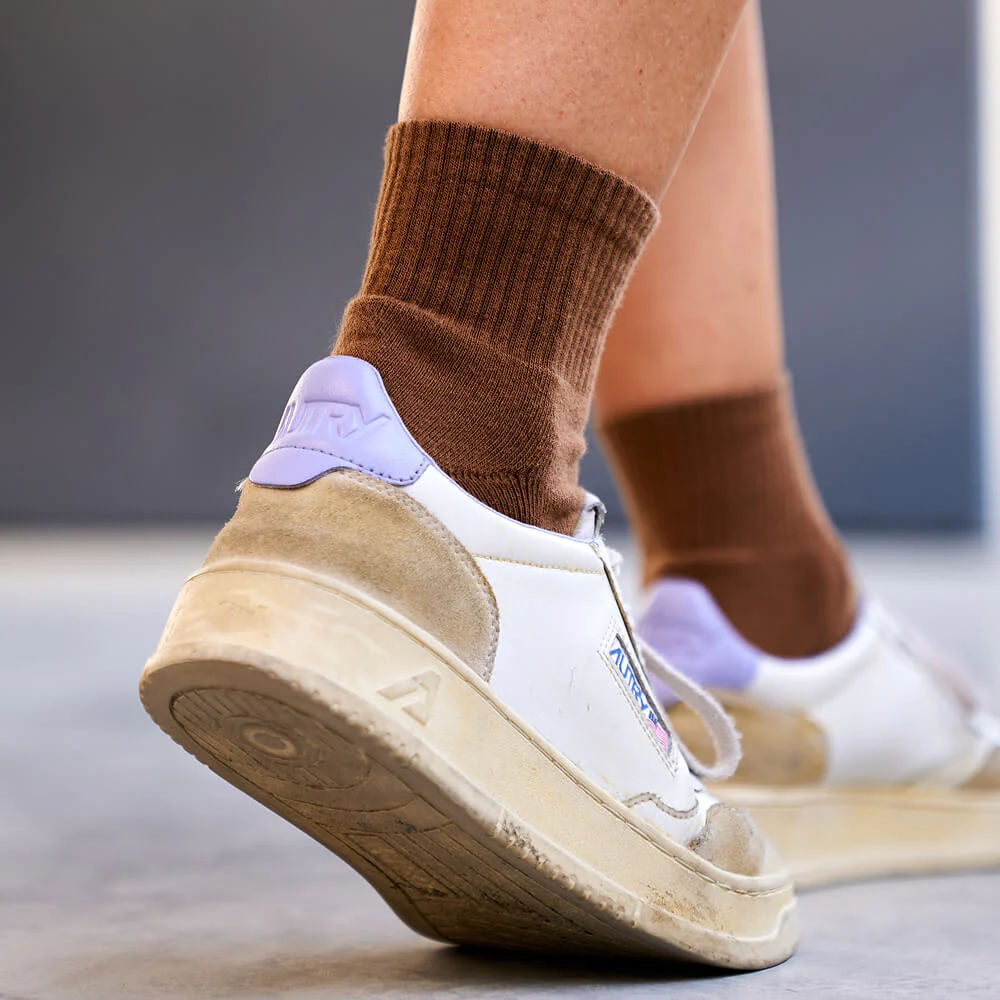 Calza sportiva da donna corta in cotone bio - Image 9