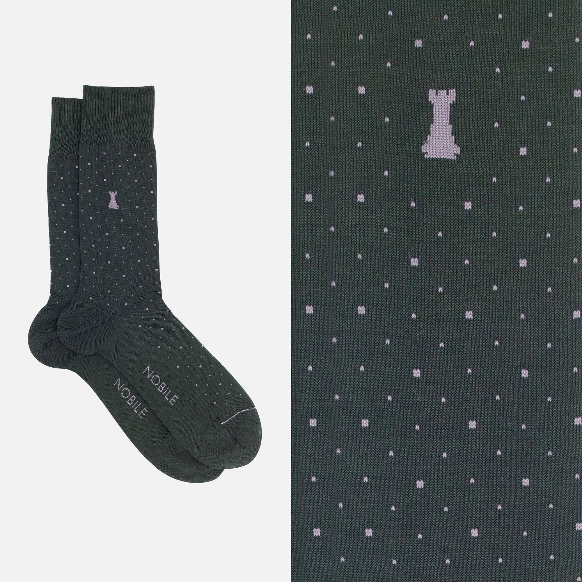 Luigi XIV - Calza corta a pois - Image 4