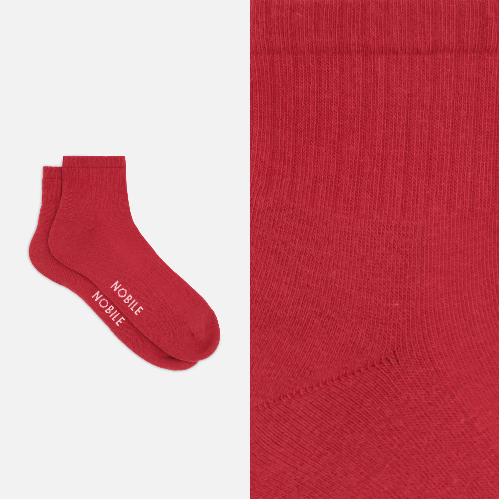 Calza sportiva corta in cotone bio - Image 6