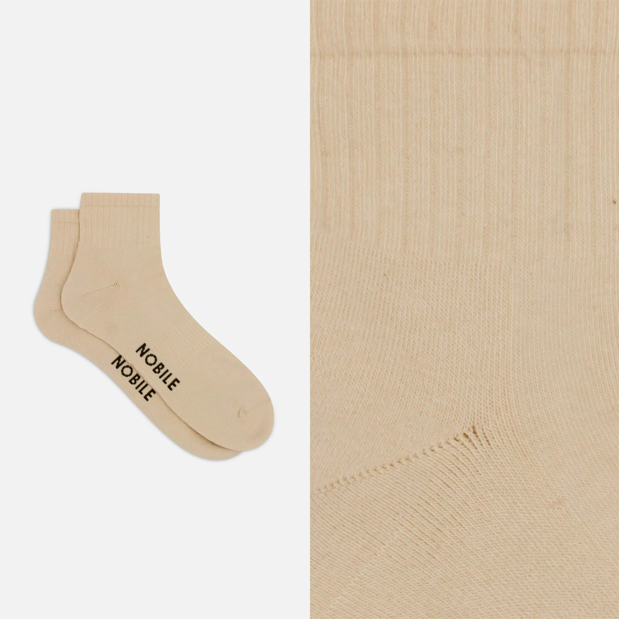 Calza sportiva corta in cotone bio - Image 10