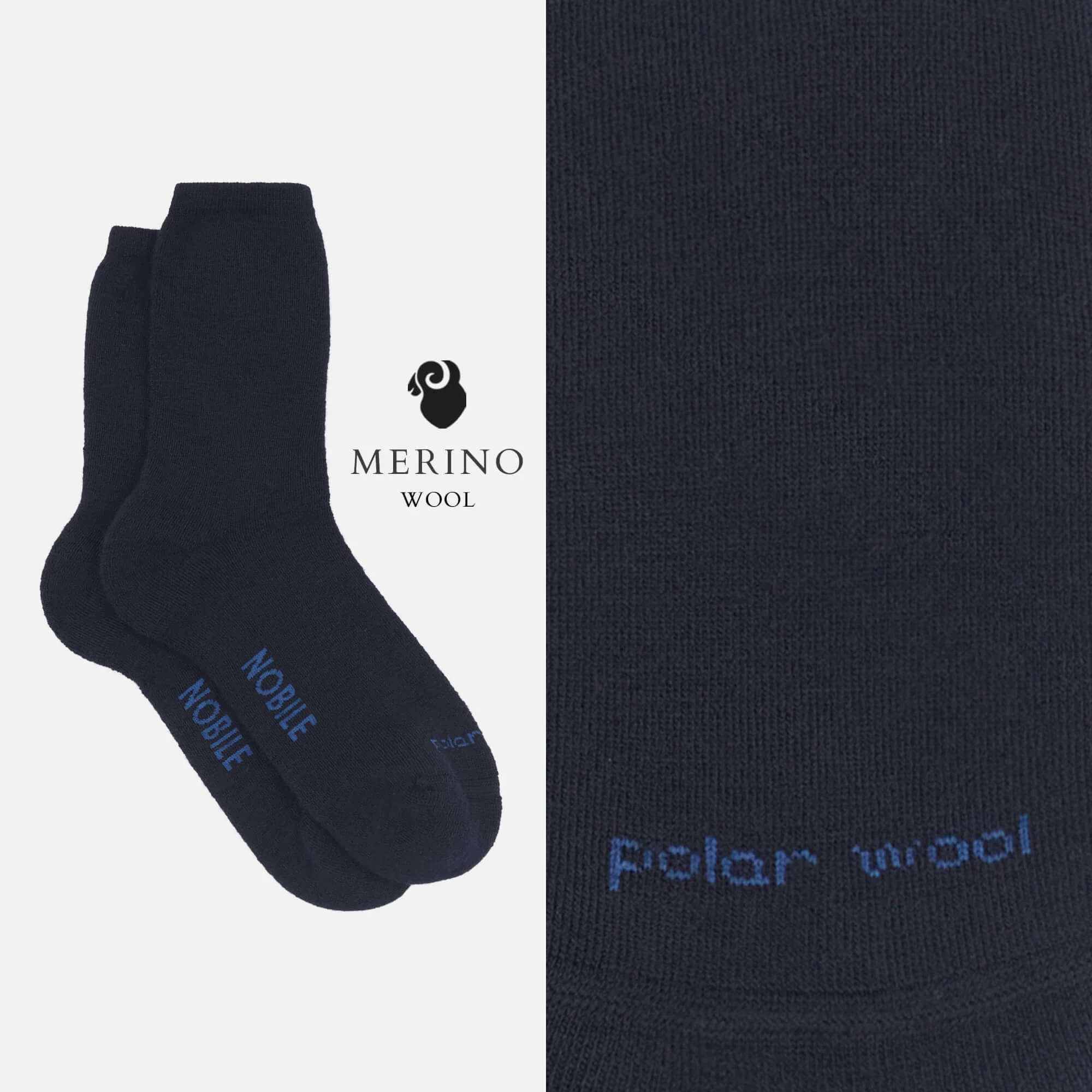 Polar Wool – Calza corta Outdoor in lana Merino con cuscino termico - Image 5