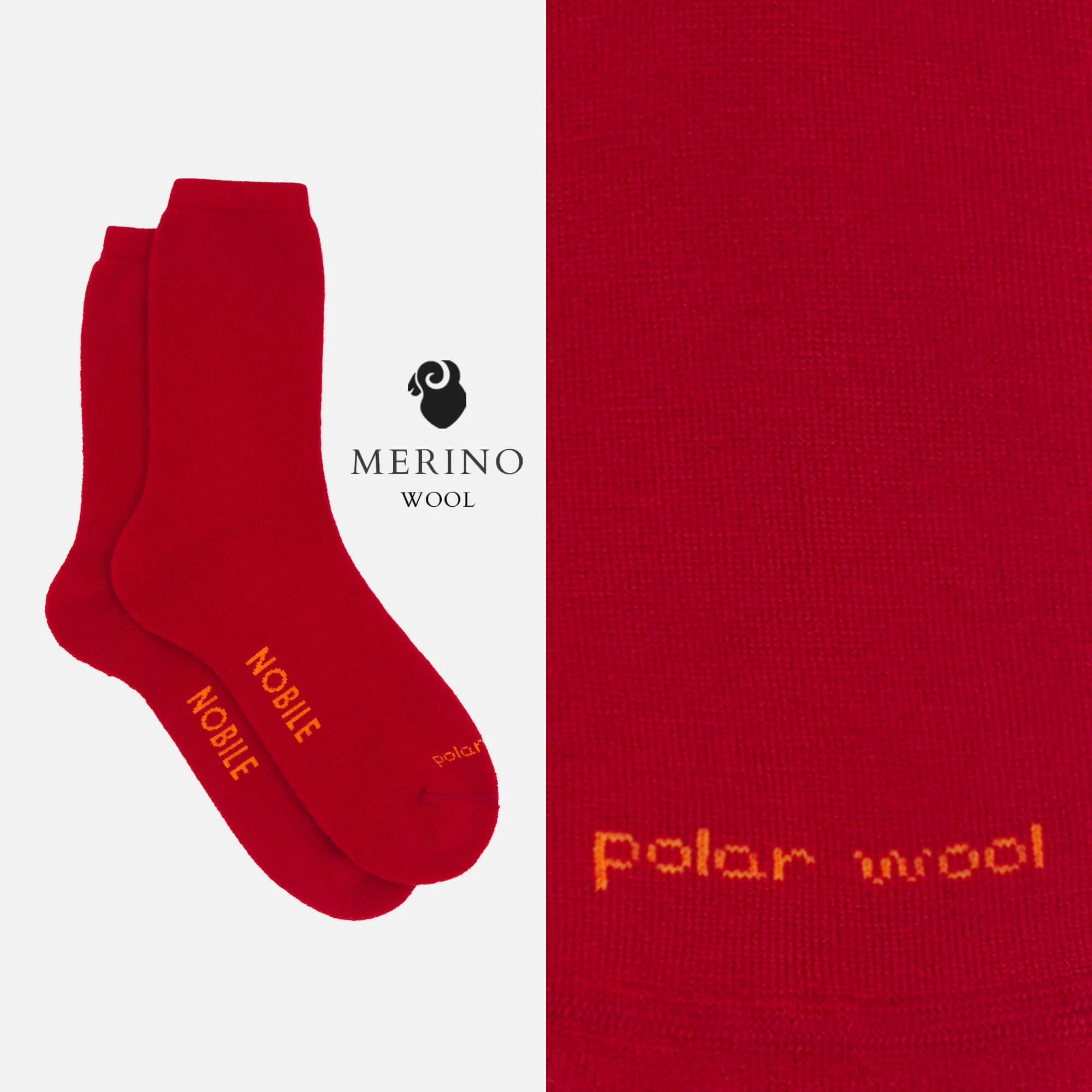 Polar Wool – Calza corta Outdoor in lana Merino con cuscino termico - Image 7