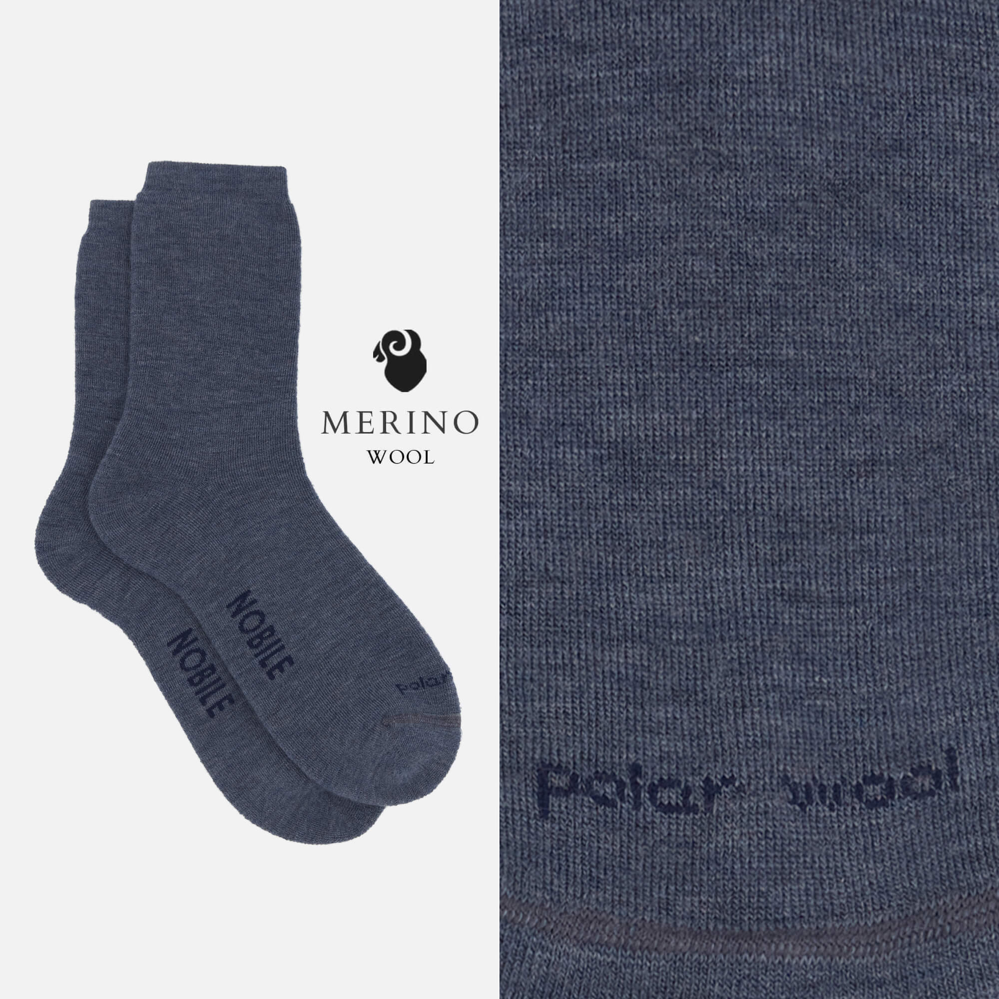 Polar Wool – Calza corta Outdoor in lana Merino con cuscino termico - Image 8